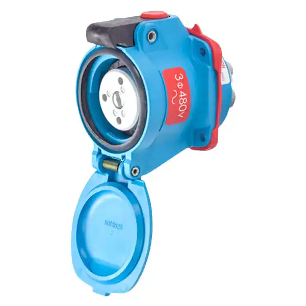 Meltric 63-14043 DSN20 Receptacle 20 Amp 480 Volt Switch Rated