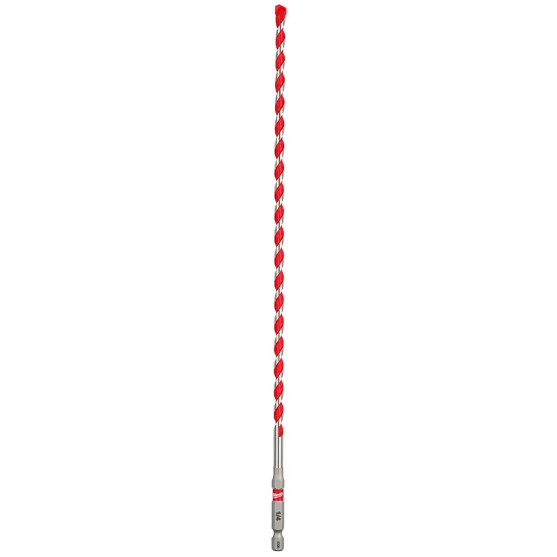 Milwaukee 48-20-9012 SHOCKWAVE Single Ended Hammer Drill Bit Power 1/4 In x 10 In x 12 In