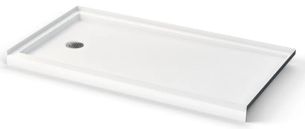 Aquatic Bath SB6030L 60 x 30 x 3 Left Drain Shower Pan