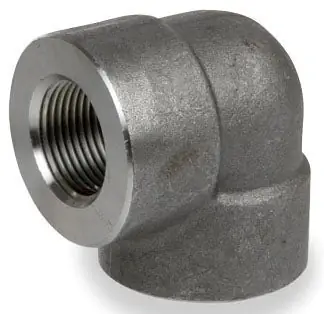 Smith-Cooper International 42E-3004 1/2 x 1/2, FPT x FPT, Class 3000, Forged Carbon Steel, 90D, Elbow