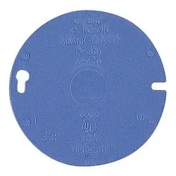 Thomas & Betts E460R-CAR Cover, 4 RND CEILING BLANK