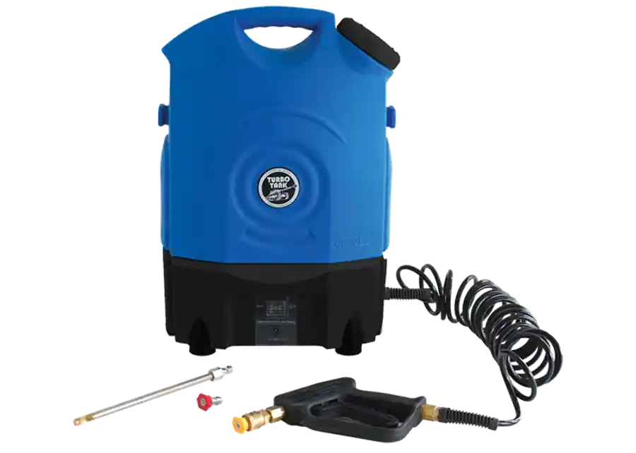Nu-Calgon 4778-0 Rinsing Sprayer 4.5 Gallon Tank Battery-Op Pressurized Turbo Tank