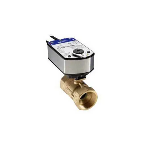 Johnson Controls VG1241DN+938GGC 1-1/4 NPT 2-Way Brass Valve with VA9208 Proportional Actuator 2 SPDT