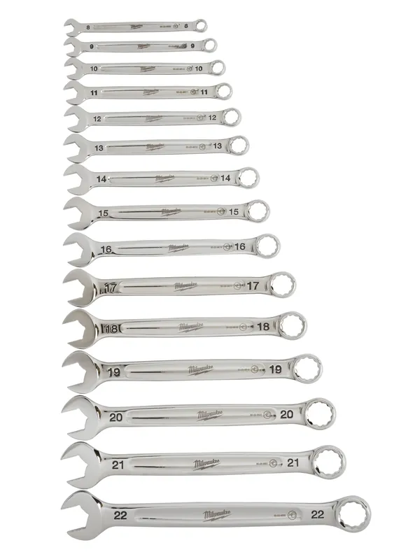 Milwaukee 48-22-9515 15-Piece Combination Wrench Set - Metric