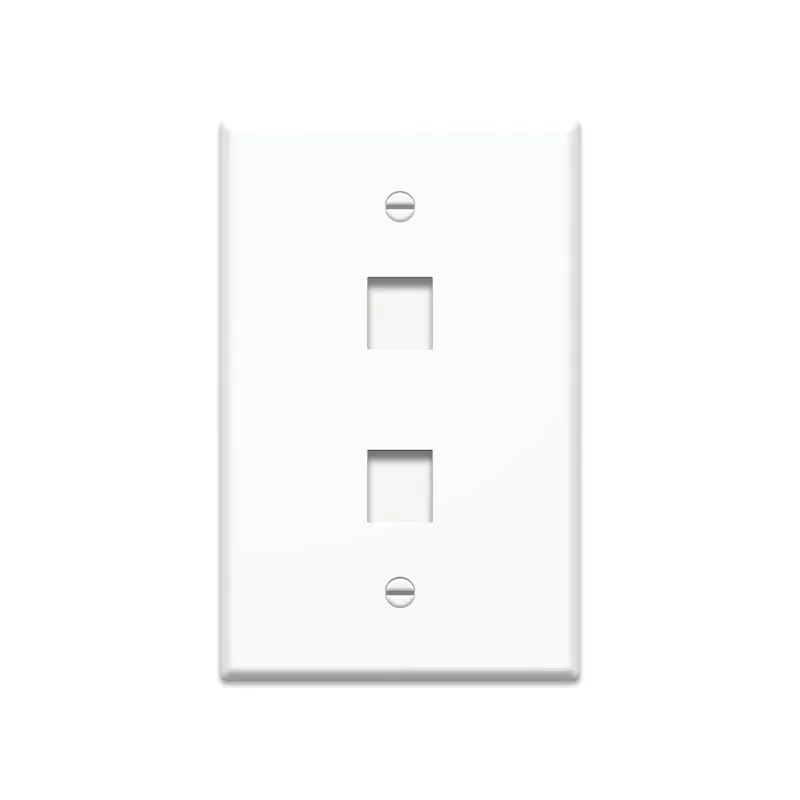 Legrand KTPDL2W Pass & Seymour 2-Port Keystone Face Plate - White