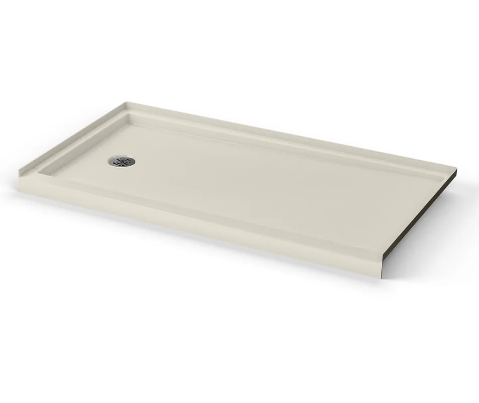 Aquatic SB6032L 60 inches x 32 inches x 3 inches Shower Pan