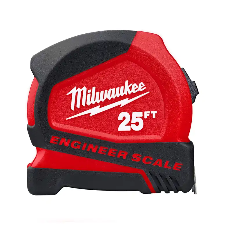 Milwaukee 48-22-6625E 25 ft. Compact Tape Measure w/ Engineer Scale