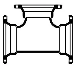 Star Pipe Products MJT0303 3 x 3 x 3 Compact Mechanical Joint Tee