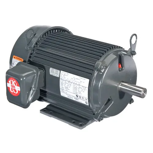 U.S. Motors U10P3D General Purpose Three Phase TEFC Horizontal - Footed Motor