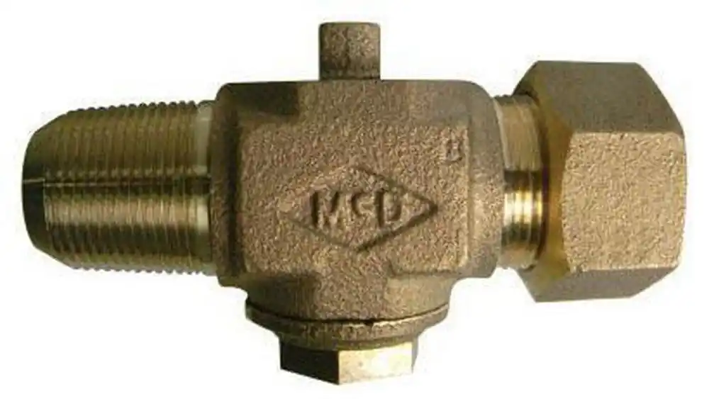 A.Y. McDonald 5130-105 1 in. CC x CTS Grip Compression Corporation Stop