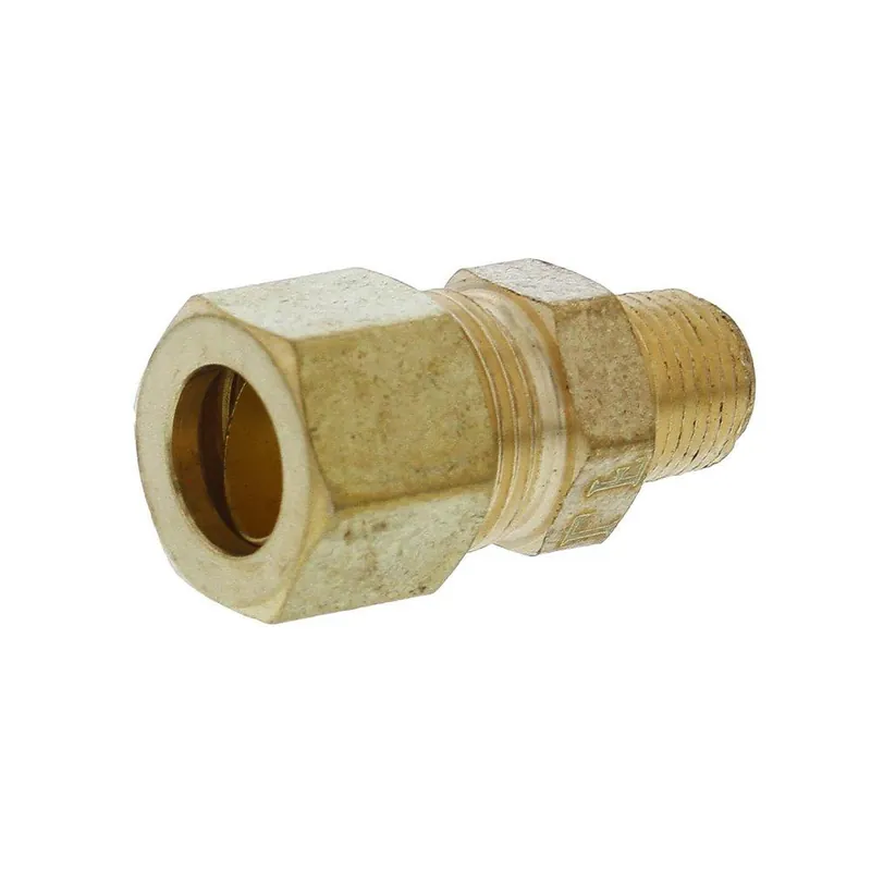 Jones Stephens C74063LF Style 68 3/8 x 1/8 in. Compression x MIP Reducing Brass Connector