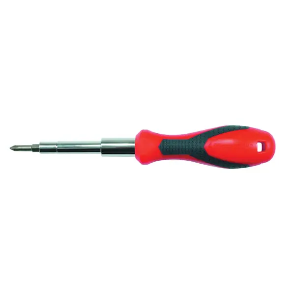Apex Tool Group CMBD7PCT Crescent 7-in-1 Interchangeable Bit Dual Material Screwdriver