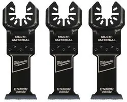 Milwaukee 49-25-1233 OPEN-LOK 1-3/8 Titanium Bi-Metal Multi-Material Blades 3PK