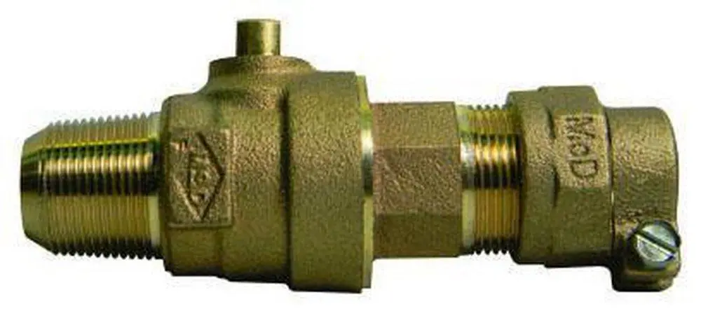 A.Y. McDonald 5133-163 1 in. CC x Compression Brass Ball Corp Valve M74701B22G