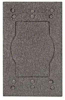 Legrand GASKET38 Weatherproof 1-Gang Multiuse Plate Gasket 3/8 inch Thick