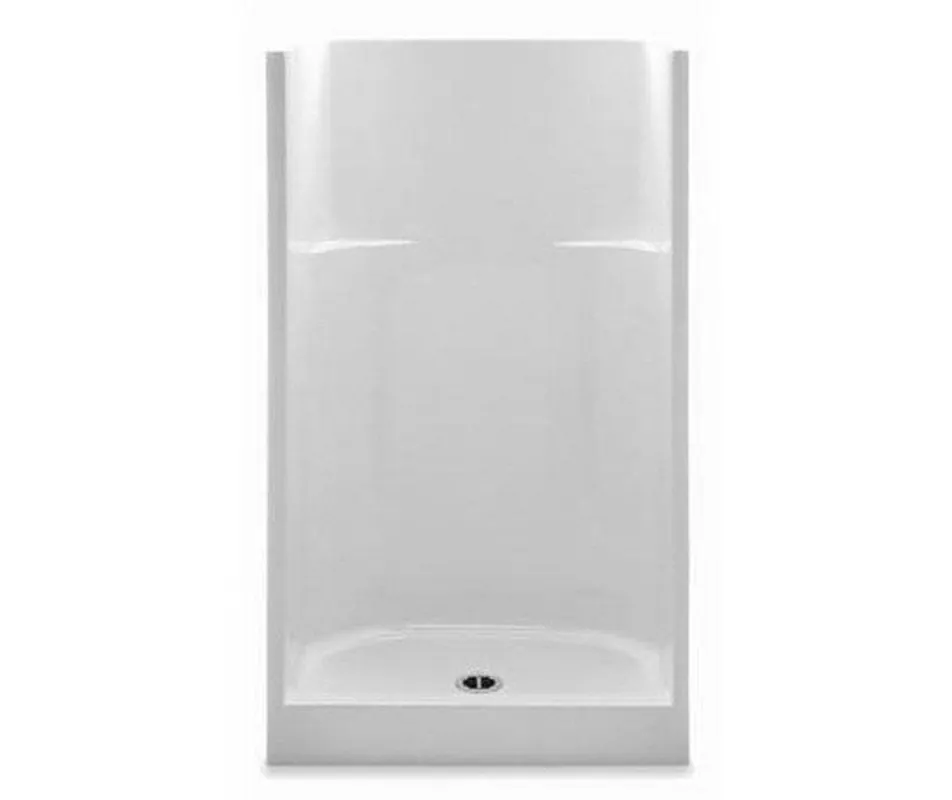 Aquatic 1363C-WH Shower No Seat, Center Drain, 36 x 36 x 72 Inches