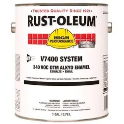 Rust-Oleum 245403 High Performance V7400 System 340 VOC DTM Alkyd Enamel 1 Gal