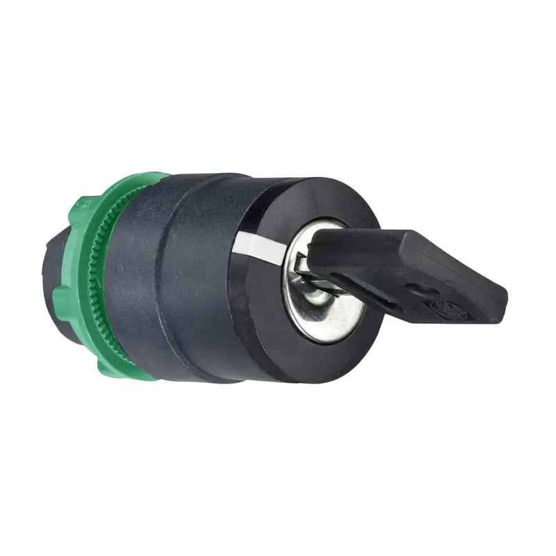 Schneider Electric ZB5AG8 Square D 22 mm 3-Position Maintained/Maintained/Momentary Key Non-Illuminated Selector Switch Operator