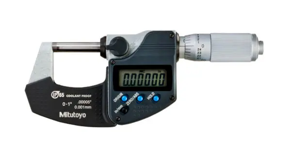 Mitutoyo 293-348-30 Digimatic OD Mic IP65 0-1 in Replacement MPN