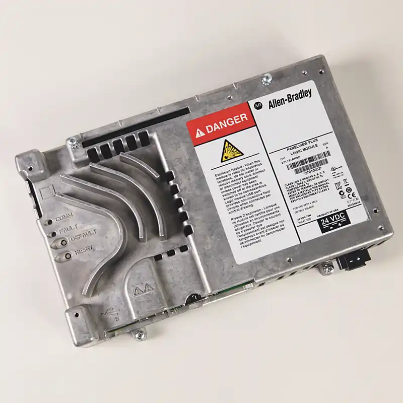 Allen-Bradley 2711P-RP8D Panelview Plus 6 Logic Module DC Power Input 80 MB Non Volatile storage for applications