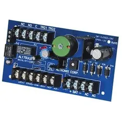 Altronix AL175ULB Access Control Power Supply Charger with PTC Class Outputs, 12/24VDC at 1.75A, Board