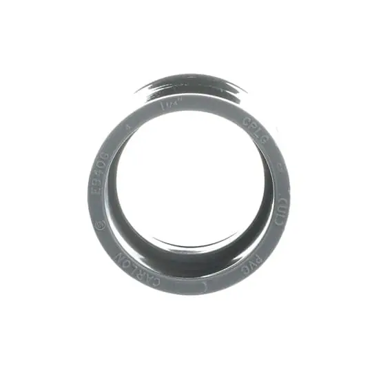 Carlon E940G Standard Coupling, Size 1-1/4 Inch, Length 2-1/8 Inches, Outer Diameter 1-63/64 Inch, Inner Diameter 1.535 Inches, Material PVC