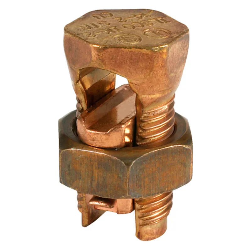Ilsco IK-250 Copper Split Bolt, Conductor Range for Equal Main & Tap 250-1/0 Sol, UL, CSA