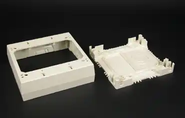 Wiremold 2347-2-WH Non-Metallic Device Box 600 Volt 4-3/4 Inch 2-Gang