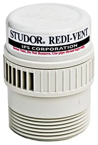 Studor 20346 Redi-Vent Air Admittance Valve 1-1/2 Inch or 2 PVC