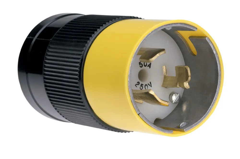 Pass & Seymour CS8265 Turnlok Plug, 50a/250V, California Standard Style