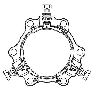 Star Pipe Products PVC4006G2 6 Ductile Iron Gland Wedge Action Mechanical Joint Restraint for C900 and IPS PVC Pipe