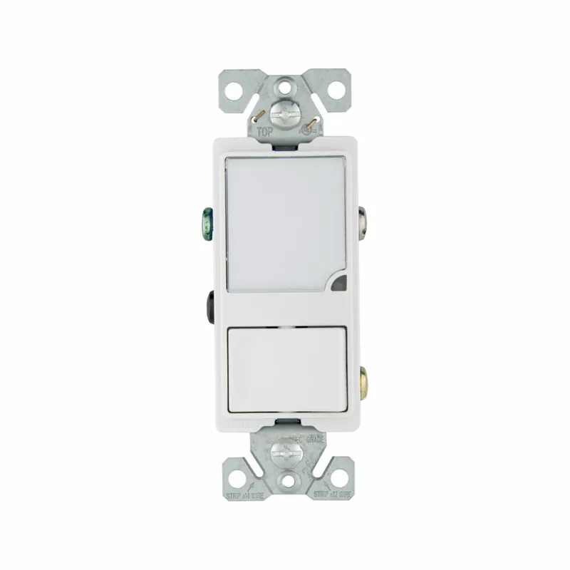 Eaton 7738W-BOX Combination Dimmable Heavy Duty Wallbox Night Light With Switch, 120 VAC, 15 A, 1 W