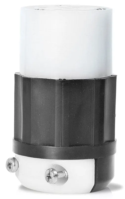 Leviton 3433-C Connector LKG 120/208VAC 30A 4 4 BK/WHT