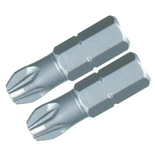 Wiha 71252 PoziDriv Insert Bit #2x25mm, 2-Pack