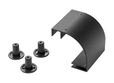 Hoffman LRD12BLK LRD RK RAD DRP AL/BK