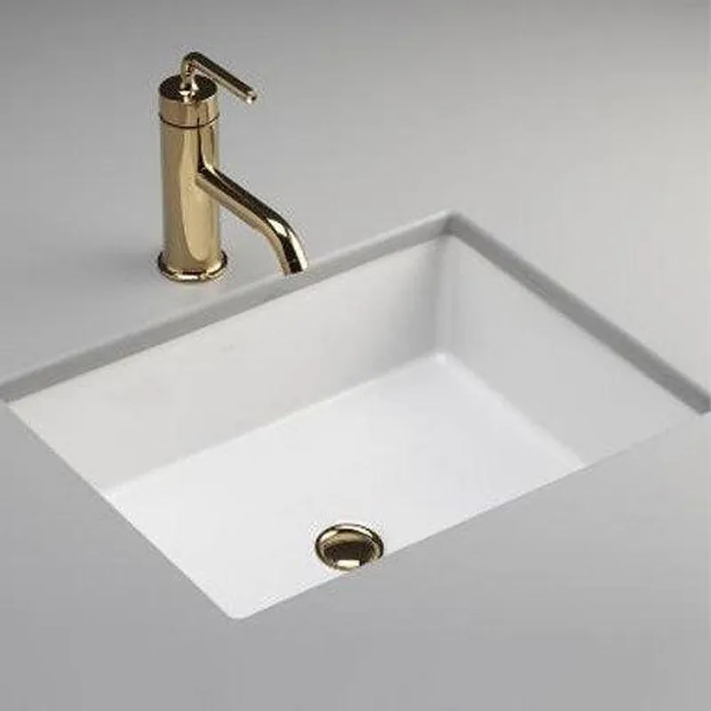 KOHLER 2882-0 Verticyl 19-13/16 x 15-5/8 in. Rectangular Undermount Bathroom Sink in White