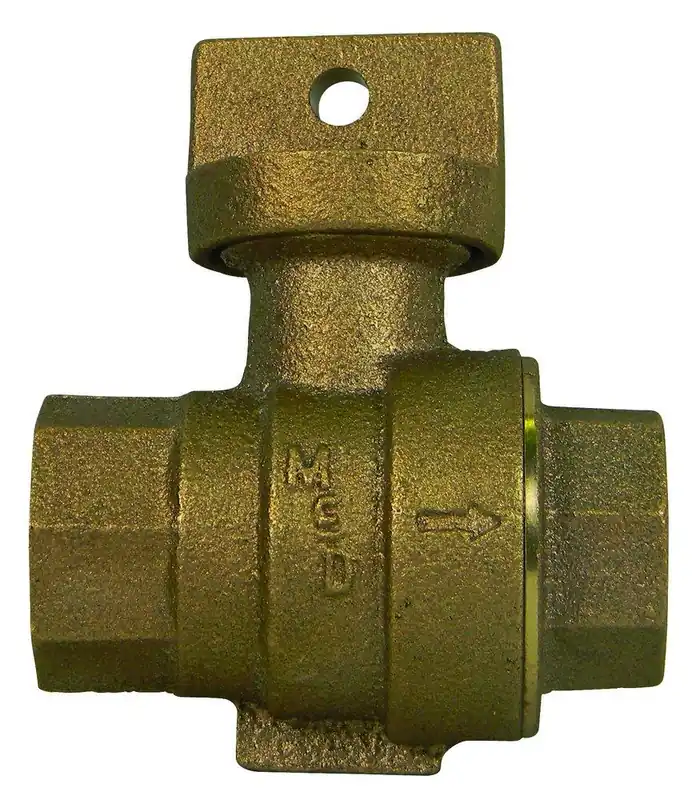 A.Y. McDonald 5131-306 1-1/2 in. FIP Stop and Drain Ball Valve