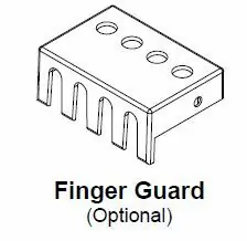 Hammond Power Solutions SPFG1 Control Transformer Accessories - Finger Guards (50 to 350 VA) Replacement MPN
