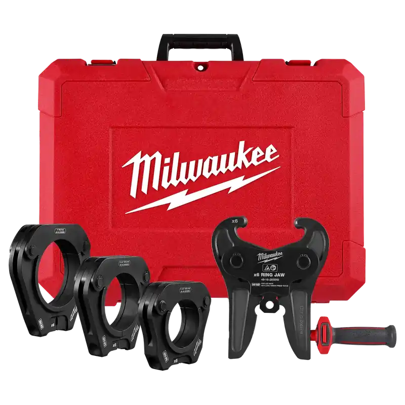 Milwaukee Tool 49-16-2698X Milwaukee IPS-P Pivoting Press Ring Kit 2-1/2 - 4 in Jaw Capacity