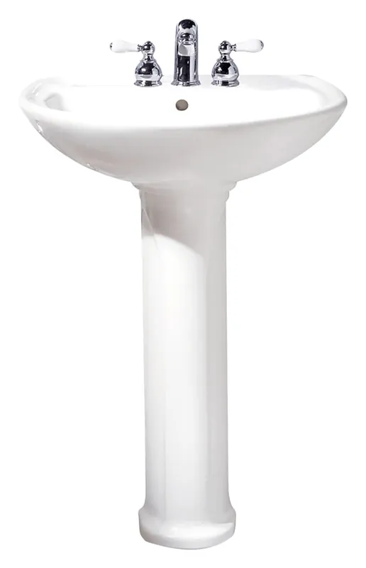 American Standard 0236008.020 Sink and Accessories Pedestal Mount 24-1/2 x 20 x 8 1-1/4 Drain
