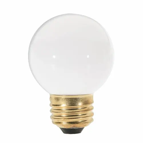 SATCO S3841 Decorative Dimmable Globe Vintage Incandescent Lamp 25 Watt E26 Medium 25G16 1/2/W