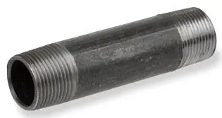 Smith-Cooper International 83NI4010110C 1 x 11, MPT x MPT, Schedule 40, Black Welded Carbon Steel, Nipple