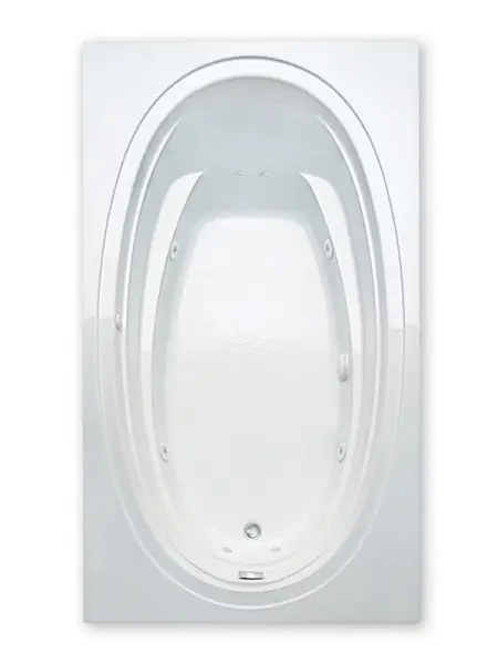 Aquatic 5660621V-WH Builder's Choice ALYDAR I ELEMENTS WHIRLPOOL Bathtub