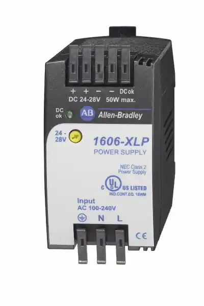 Allen-Bradley 1606-XLP50E Power Supply 50W 120/240V AC / 85-375V DC