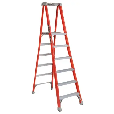 Louisville Ladder FXP1706 Fiberglass Pro Platform Ladder, 6-foot, Type IA, 300lb Capacity
