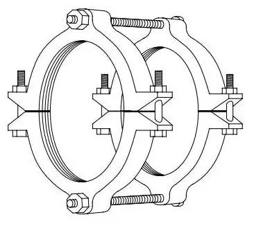 Star Pipe Products PRC1104 4, 4.8 OD Pipe, 150 PSI, Green, Ductile Iron Gland, Restrainer for AWWA C900 PVC Pipe
