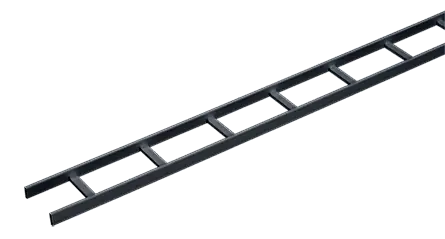 Hoffman LSS12BLK Ladder Rack Straight Section St/BK