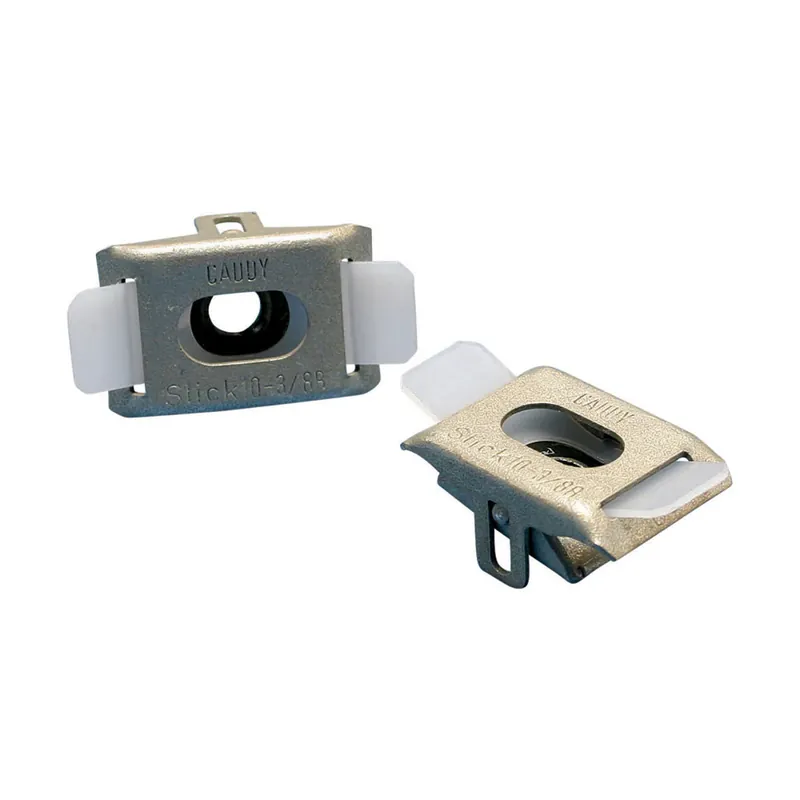 nVent CADDY SLICK500 Slick Nut, Polyamide, Spring Steel, 1/2 Hole, Threaded