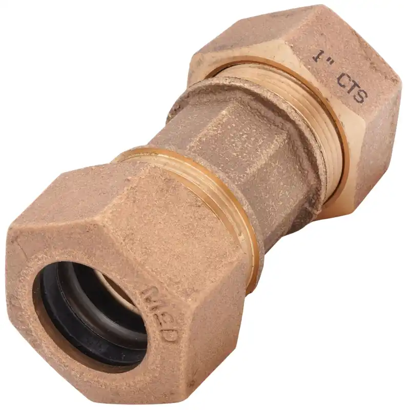 AY McDonald 5130-115 74758T 1 T CTS Compression Straight Coupling (Lead-Free)