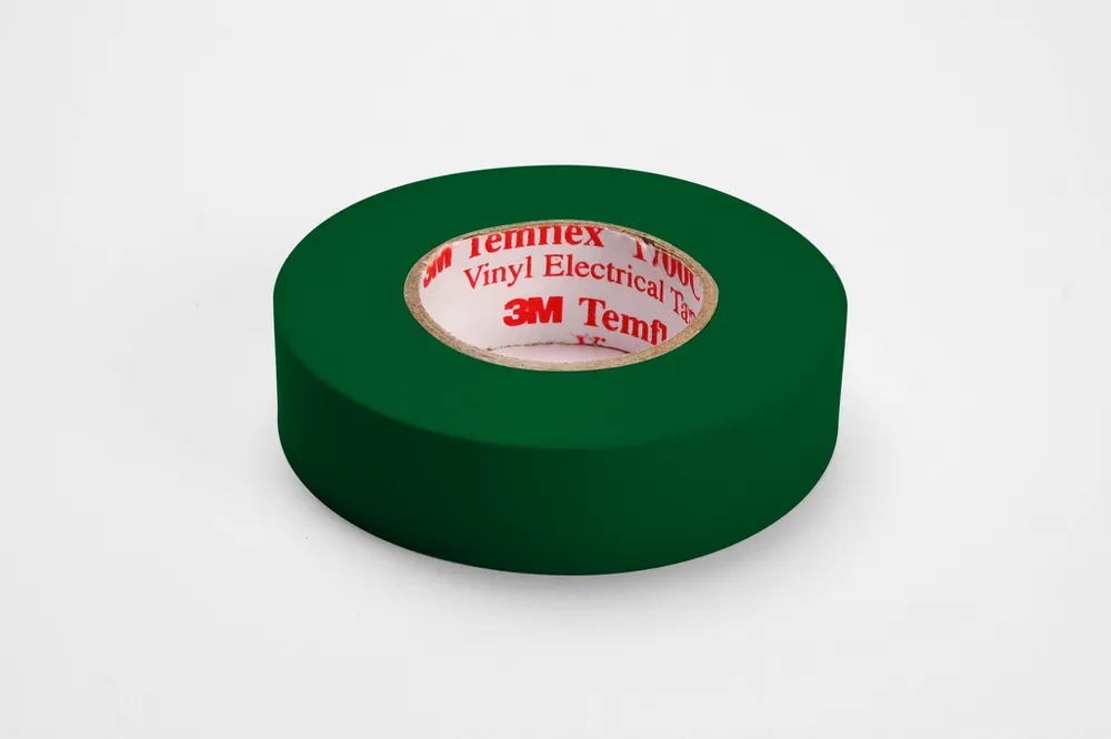 3M 1700C-3/4X66FT-GN 1700C 3/4 x 66ft Vinyl Electrical Tape, Green